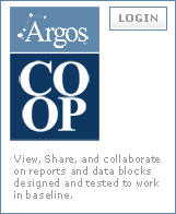 Argos COOP logo and LOGIN
